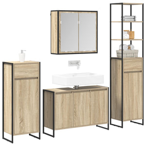 Set di mobili per il bagno Rovere Sonoma Legno multistrato 3403047