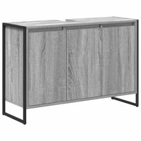 Set di mobili per il bagno Grigio Sonoma Legno multistrato 3403049