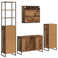 Set di mobili per il bagno Legno vecchio Legno multistrato 3403050