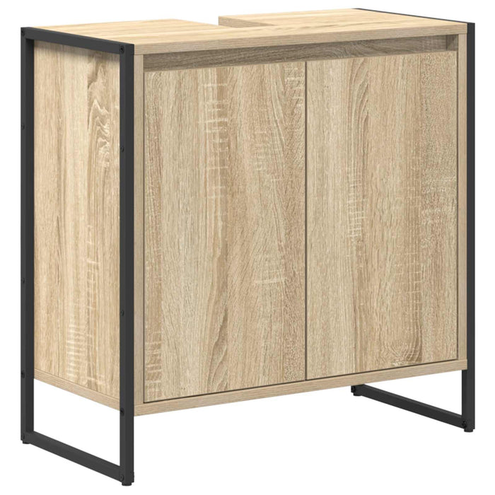 Set di mobili per il bagno Rovere Sonoma Legno multistrato 3403053