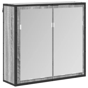 Set di mobili per il bagno Grigio Sonoma Legno multistrato 3403055