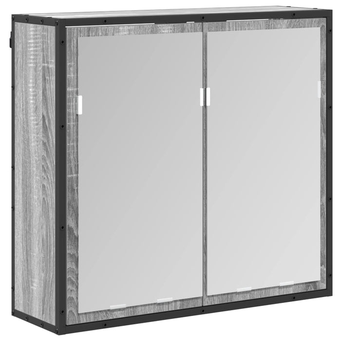 Set di mobili per il bagno Grigio Sonoma Legno multistrato 3403055