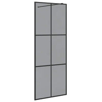 Parete Doccia Walk-in Nero 80 x 195 cm vetro temperato 42022042