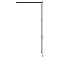 Parete Doccia Walk-in Nero 80 x 195 cm vetro temperato 42022042