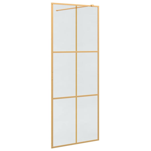 Parete Doccia Walk-in Oro 80 x 195 cm vetro temperato 42022052