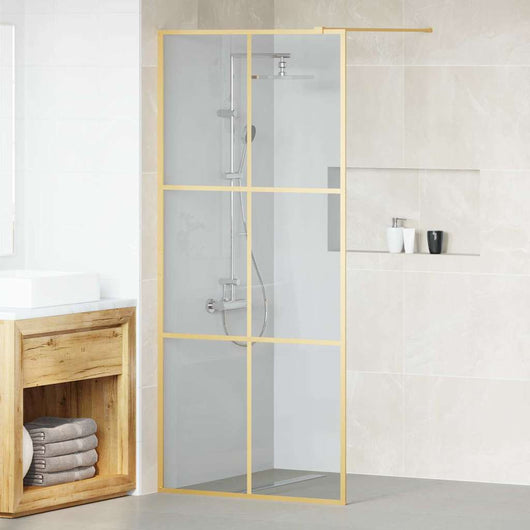 Parete Doccia Walk-in Oro 90 x 195 cm vetro temperato 42022053