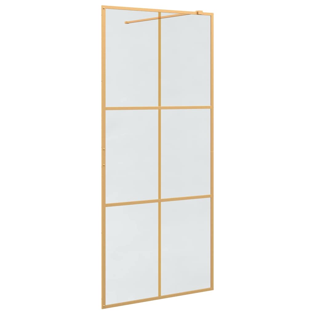 Parete Doccia Walk-in Oro 90 x 195 cm vetro temperato 42022053