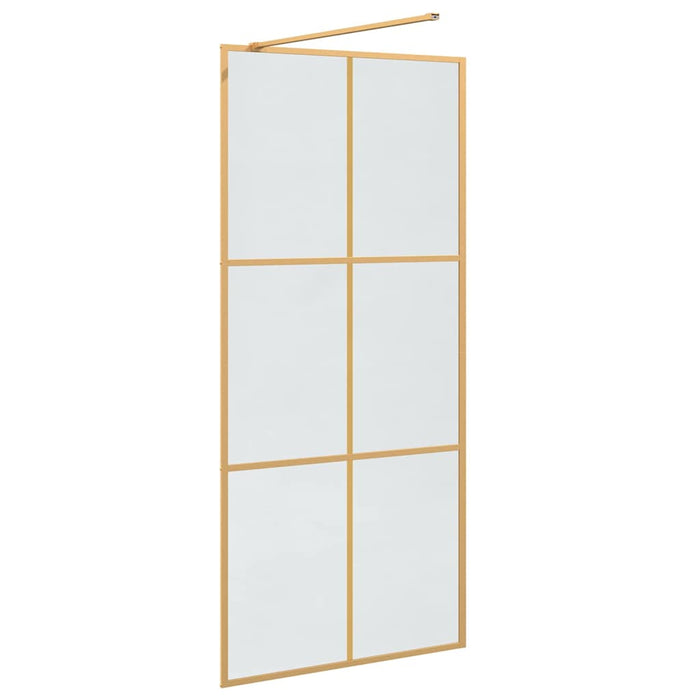 Parete Doccia Walk-in Oro 90 x 195 cm vetro temperato 42022053