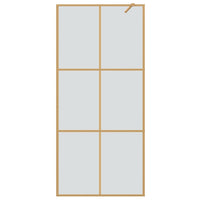 Parete Doccia Walk-in Oro 90 x 195 cm vetro temperato 42022053