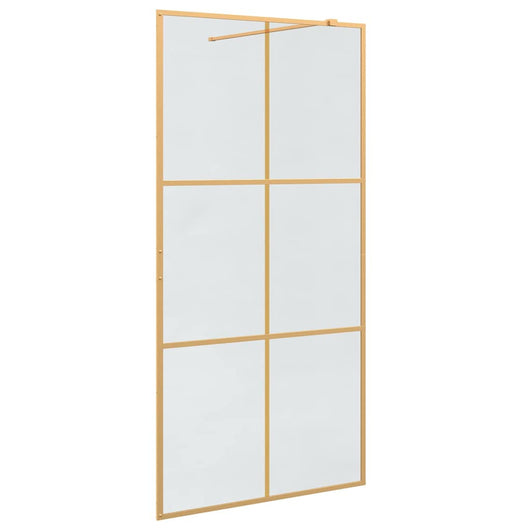 Parete Doccia Walk-in Oro 100 x 195 cm vetro temperato 42022054