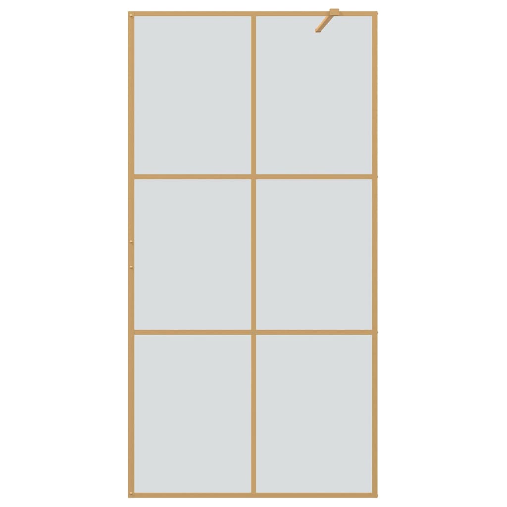 Parete Doccia Walk-in Oro 100 x 195 cm vetro temperato 42022054