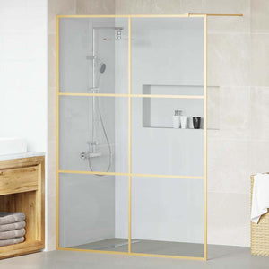 Parete Doccia Walk-in Oro 140 x 195 cm vetro temperato 42022056