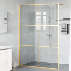 Parete Doccia Walk-in Oro 140 x 195 cm vetro temperato 42022056
