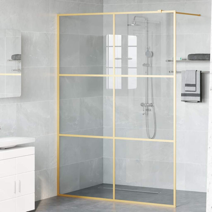 Parete Doccia Walk-in Oro 140 x 195 cm vetro temperato 42022056