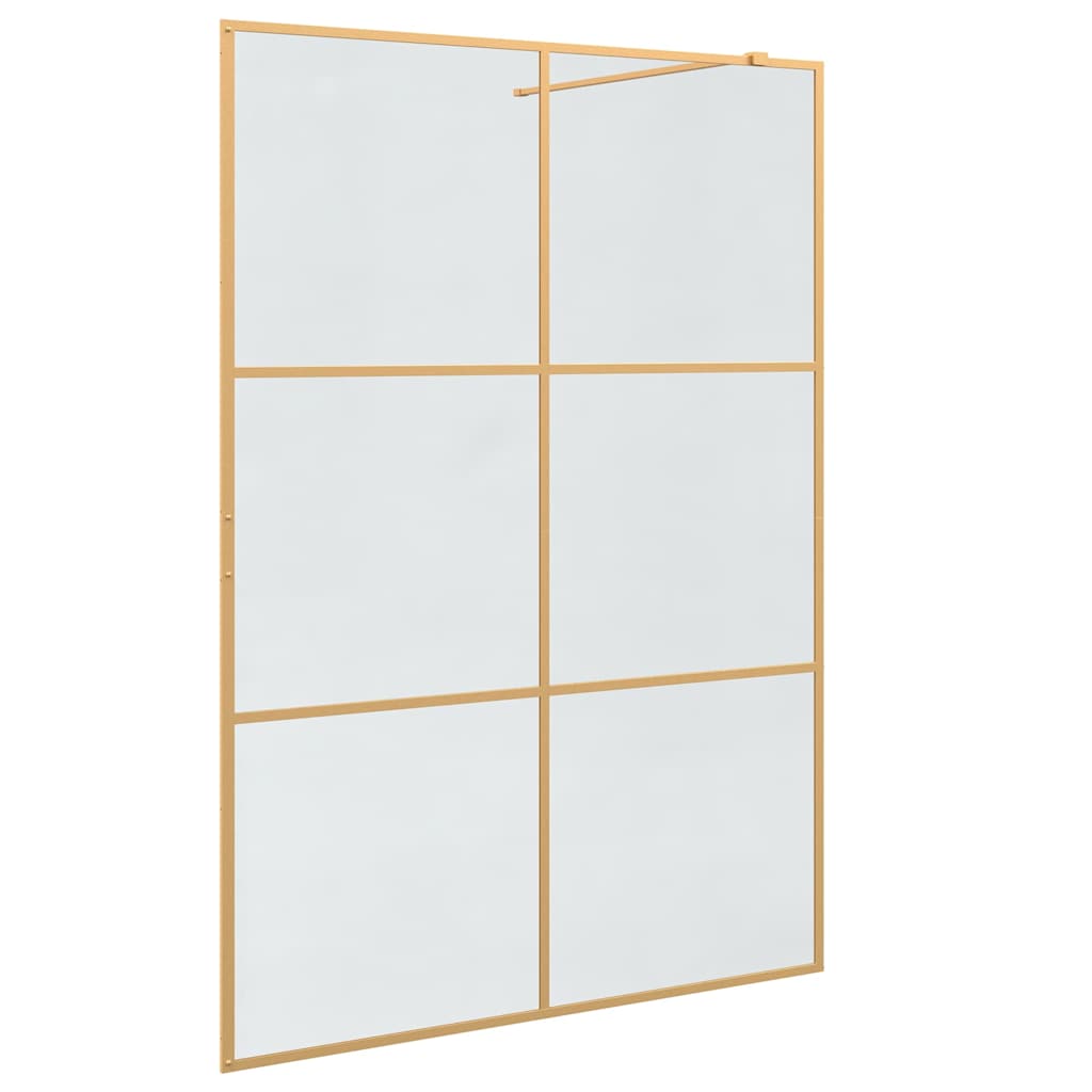 Parete Doccia Walk-in Oro 140 x 195 cm vetro temperato 42022056