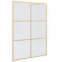 Parete Doccia Walk-in Oro 140 x 195 cm vetro temperato 42022056