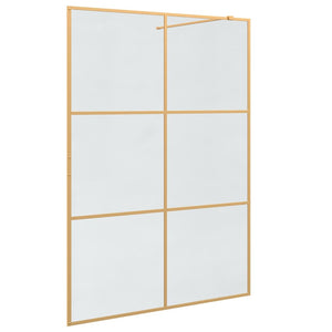 Parete Doccia Walk-in Oro 140 x 195 cm vetro temperato 42022056
