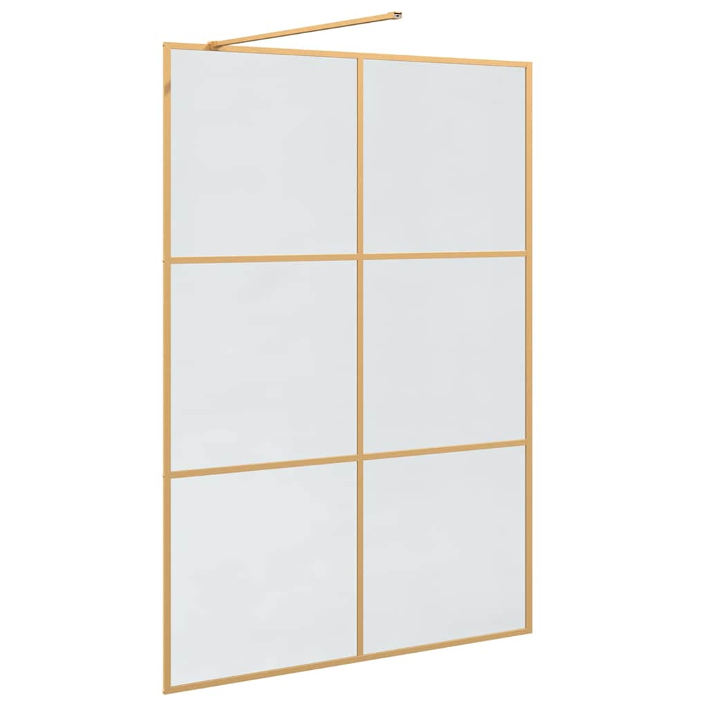 Parete Doccia Walk-in Oro 140 x 195 cm vetro temperato 42022056