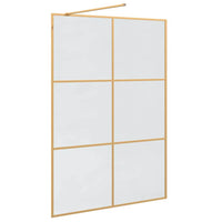 Parete Doccia Walk-in Oro 140 x 195 cm vetro temperato 42022056