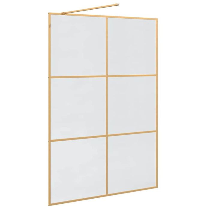 Parete Doccia Walk-in Oro 140 x 195 cm vetro temperato 42022056