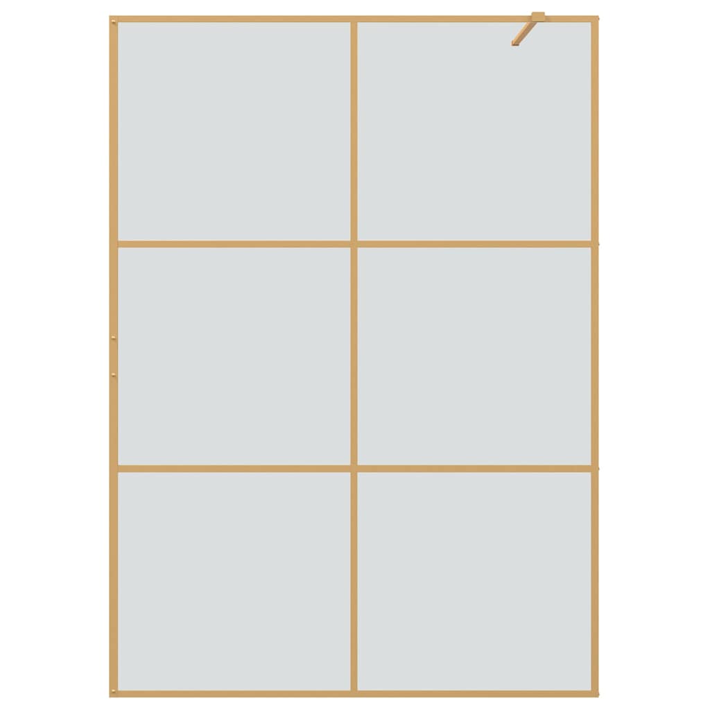 Parete Doccia Walk-in Oro 140 x 195 cm vetro temperato 42022056