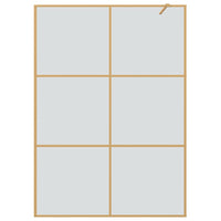 Parete Doccia Walk-in Oro 140 x 195 cm vetro temperato 42022056