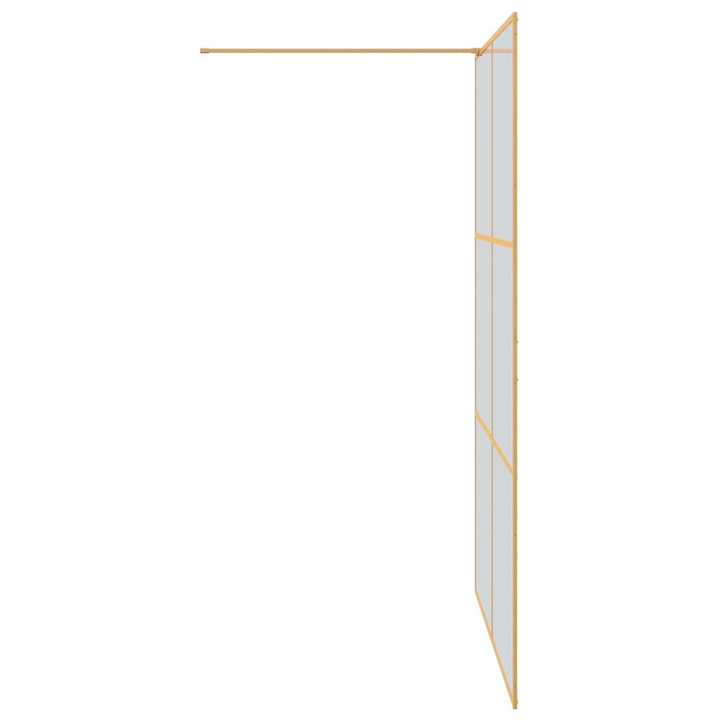 Parete Doccia Walk-in Oro 140 x 195 cm vetro temperato 42022056