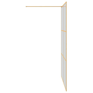 Parete Doccia Walk-in Oro 140 x 195 cm vetro temperato 42022056