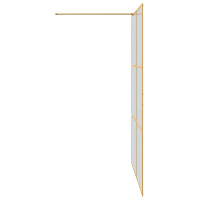Parete Doccia Walk-in Oro 140 x 195 cm vetro temperato 42022056