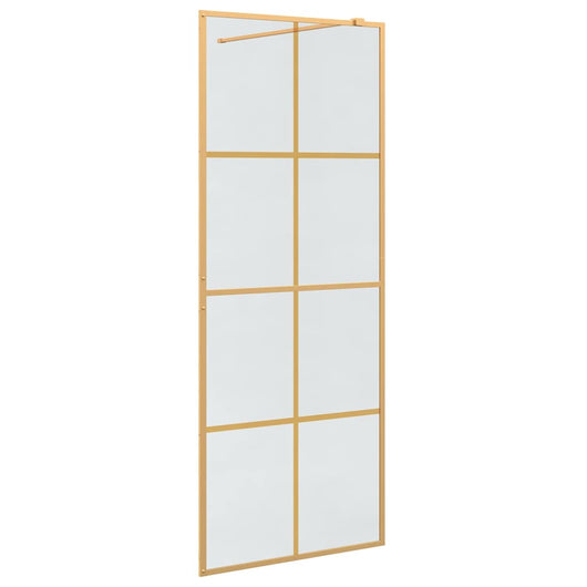 Parete Doccia Walk-in Oro 80 x 195 cm vetro temperato 42022057