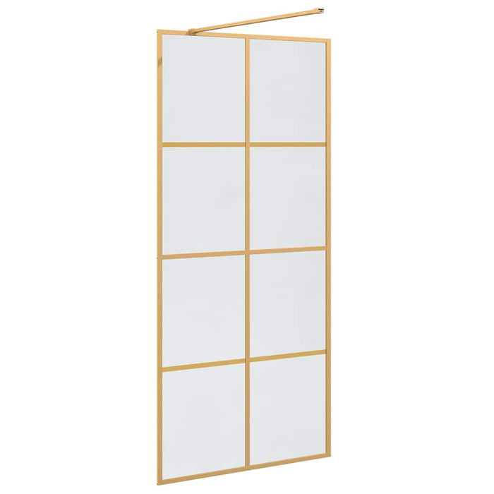 Parete Doccia Walk-in Oro 90 x 195 cm vetro temperato 42022058