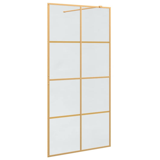 Parete Doccia Walk-in Oro 100 x 195 cm vetro temperato 42022059