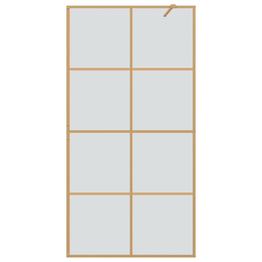 Parete Doccia Walk-in Oro 100 x 195 cm vetro temperato