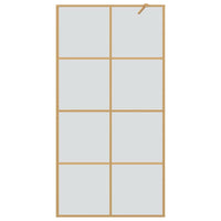 Parete Doccia Walk-in Oro 100 x 195 cm vetro temperato