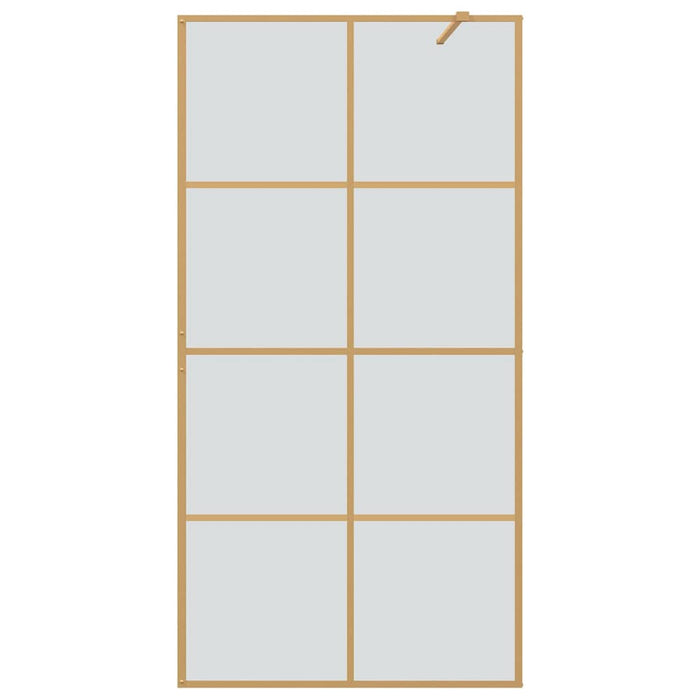 Parete Doccia Walk-in Oro 100 x 195 cm vetro temperato