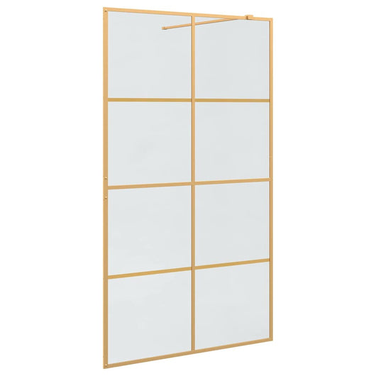 Parete Doccia Walk-in Oro 115 x 195 cm vetro temperato 42022060