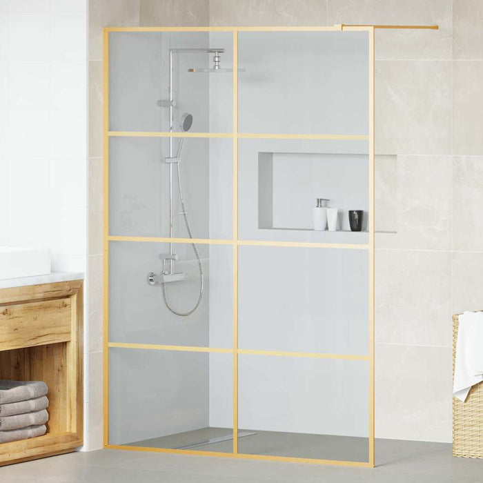 Parete Doccia Walk-in Oro 140 x 195 cm vetro temperato 42022061
