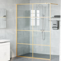 Parete Doccia Walk-in Oro 140 x 195 cm vetro temperato 42022061