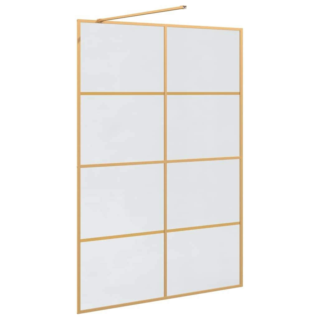 Parete Doccia Walk-in Oro 140 x 195 cm vetro temperato 42022061