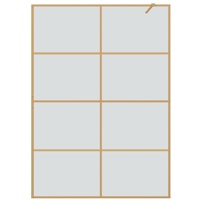 Parete Doccia Walk-in Oro 140 x 195 cm vetro temperato 42022061