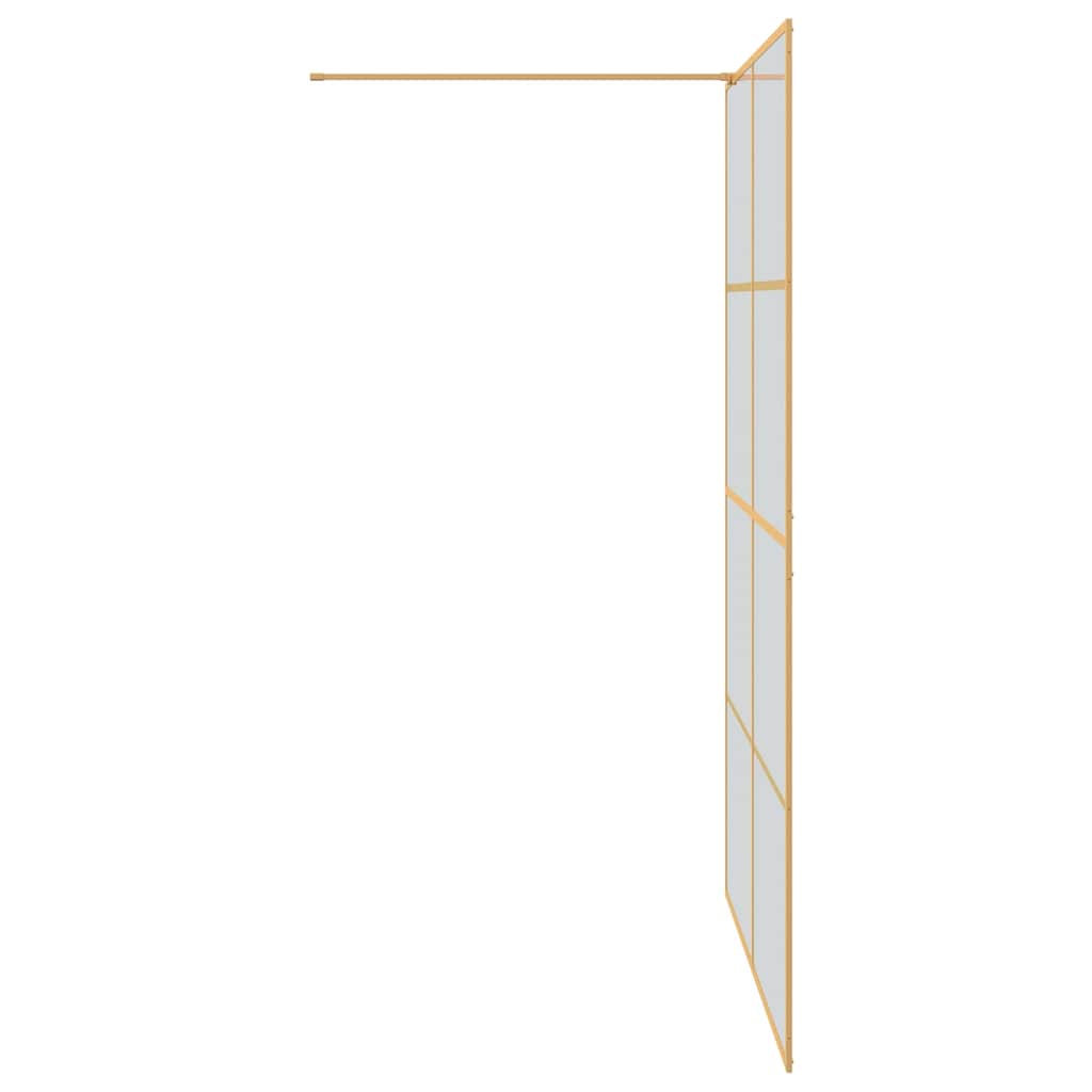 Parete Doccia Walk-in Oro 140 x 195 cm vetro temperato 42022061