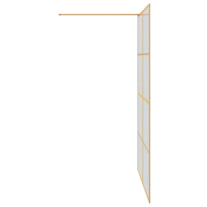 Parete Doccia Walk-in Oro 140 x 195 cm vetro temperato 42022061