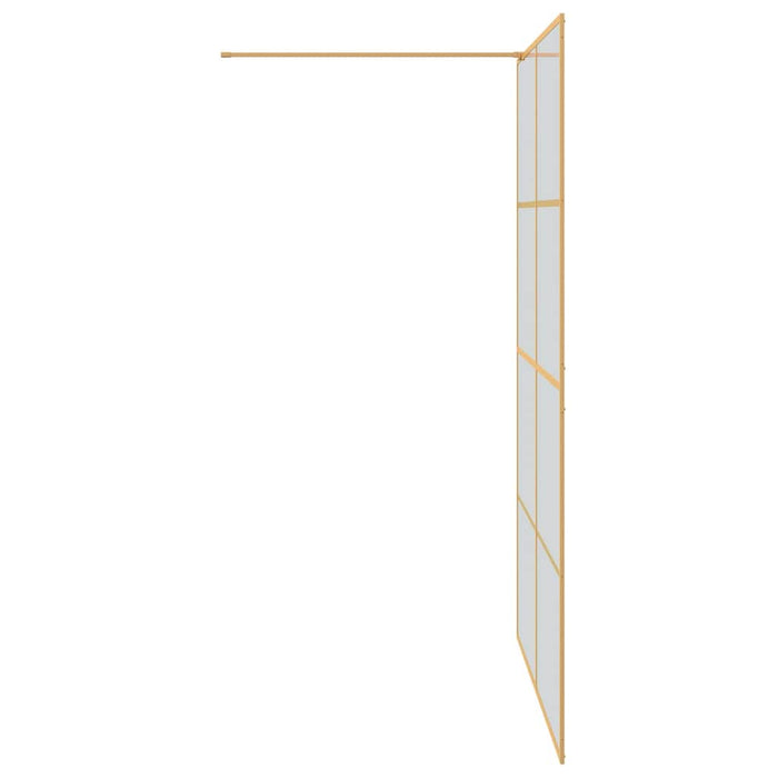 Parete Doccia Walk-in Oro 140 x 195 cm vetro temperato 42022061