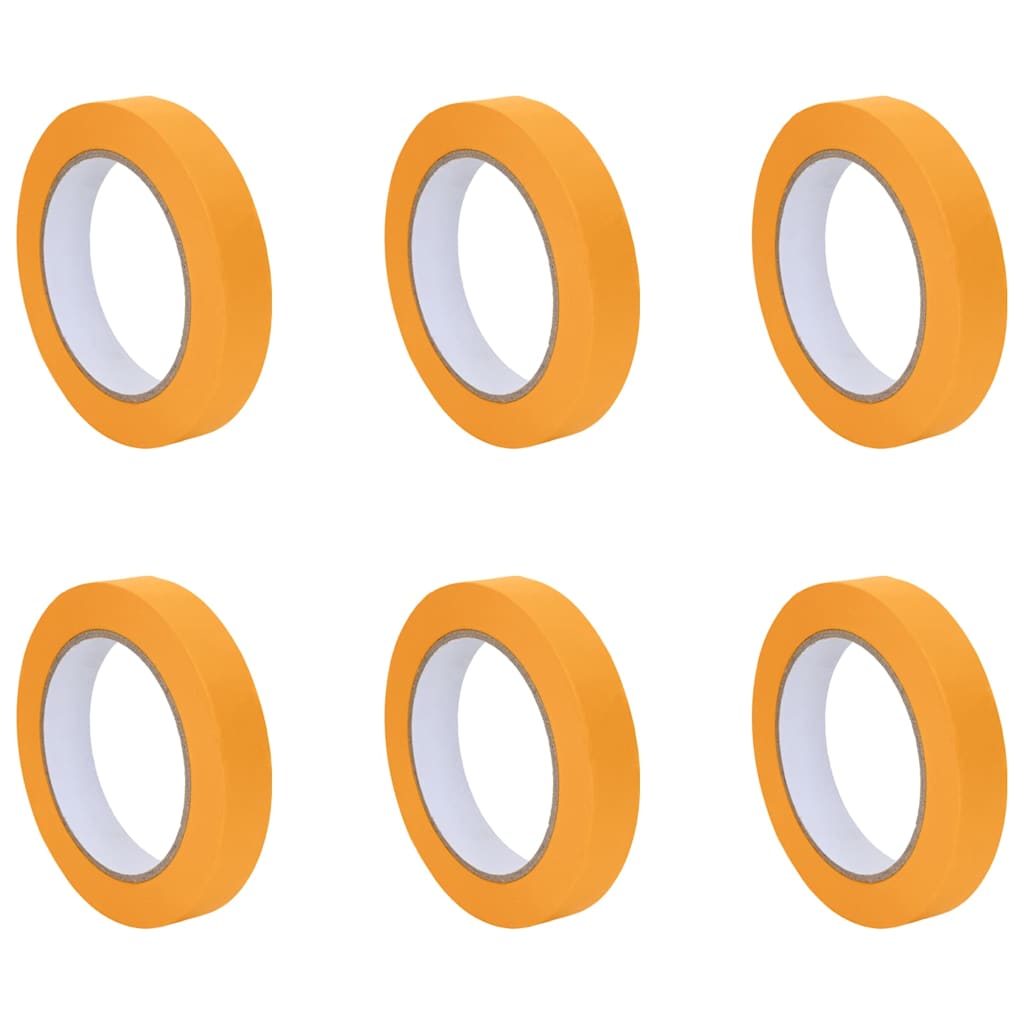 Nastri Adesivi per Pittori 6 pcs Giallo 19mm x 50m Carta 42019631