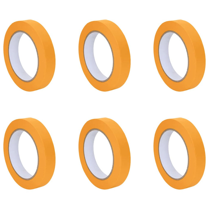 Nastri Adesivi per Pittori 6 pcs Giallo 19mm x 50m Carta 42019631