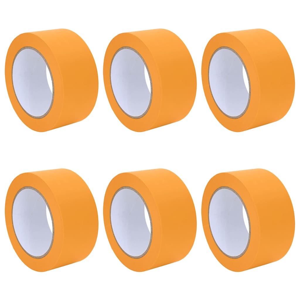 Nastri Adesivi per Pittori 6 pcs Giallo 50mm x 50m Carta 42019647