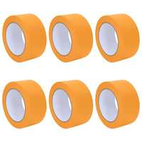 Nastri Adesivi per Pittori 6 pcs Giallo 50mm x 50m Carta 42019647
