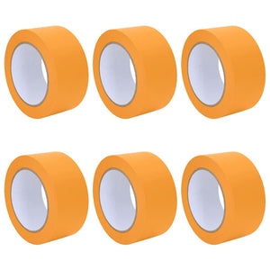 Nastri Adesivi per Pittori 6 pcs Giallo 50mm x 50m Carta 42019647