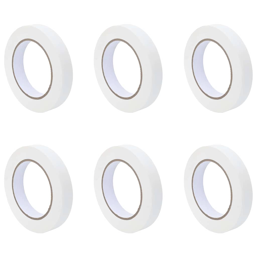 Nastri Adesivi per Pittori 6 pcs Bianco 19mm x 50m Carta 42019651