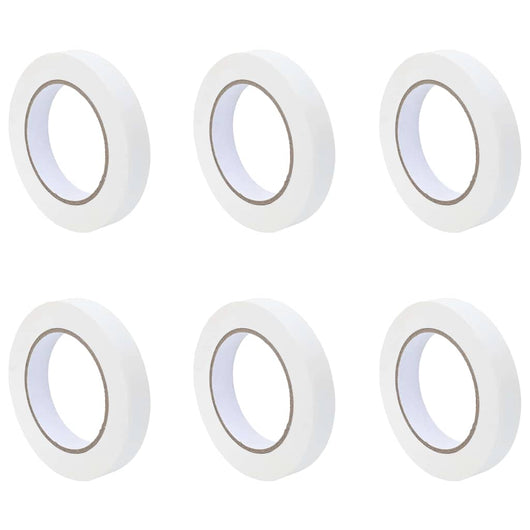 Nastri Adesivi per Pittori 6 pcs Bianco 19mm x 50m Carta 42019651